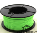 Lime Green Flexible TPU, This is a soft flexible 3d printing filament very similar to Ninjaflex.